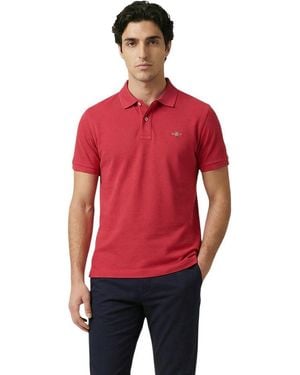 GANT Red Cotton Polo Shirt