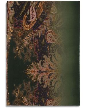 Etro Multicolor Modal Scarf - Green