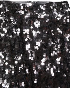 Dolce & Gabbana Sequinned Embellished Pencilcut Skirt Nylon - Black
