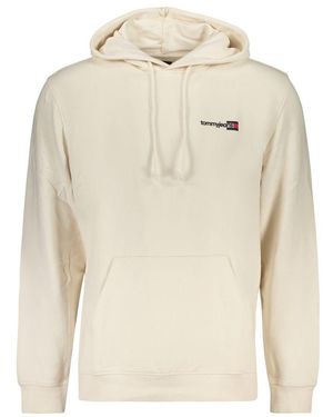 Tommy Hilfiger White Cotton Menswear Hoodie - Natural