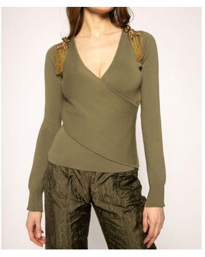 Patrizia Pepe Viscose Sweatshirt - Green