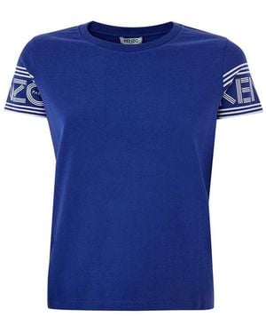 KENZO Cotton Tops & T-Shirt - Blue