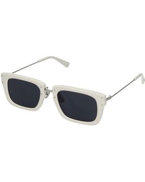 Jacquemus White Acetate Sunglasses - Blue