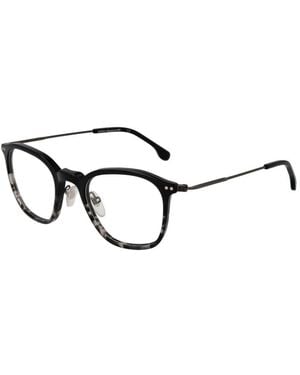 Lozza Black Metal Glasses (frames) - Brown