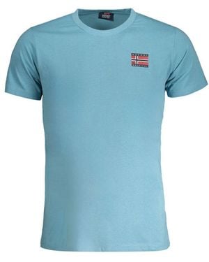 Norway 1963 Light Cotton T-Shirt - Blue