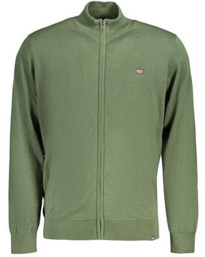 Norway 1963 Verde Cotton Men's Cardigan - Green