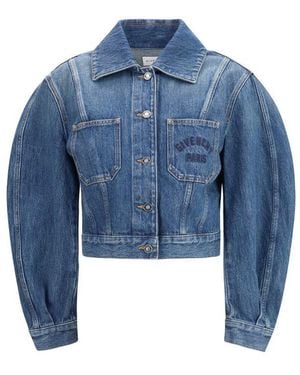 Givenchy Blue Cotton Denim Jacket