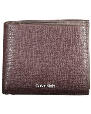 Calvin Klein Leather Wallet - Brown