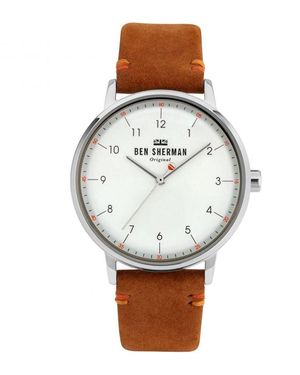 Ben Sherman Brown Fabric Watch - Gray
