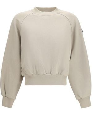 Moose Knuckles Beige Cotton Sweatshirt - Natural