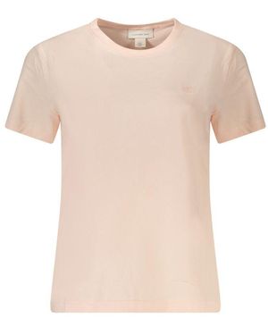 Calvin Klein Pink Cotton Tops & T