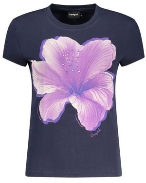 Desigual Blue Cotton 's T