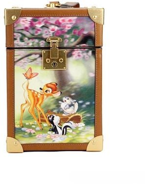Kate Spade X Disney Bambi 3d Trunk Printed Pvc Top Handle Clutch Handbag - Multicolour