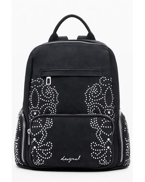 Desigual Black Polyurethane 's Backpack