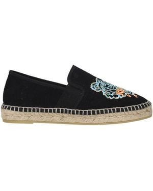 KENZO Black Fabric Espadrille