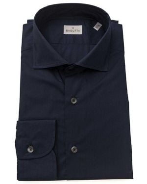 Bagutta Cotton Shirt - Blue
