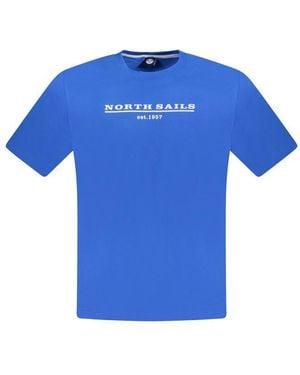 North Sails Cotton T-Shirt - Blue