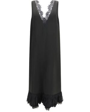 Ganni Black Acetate Casual Dress