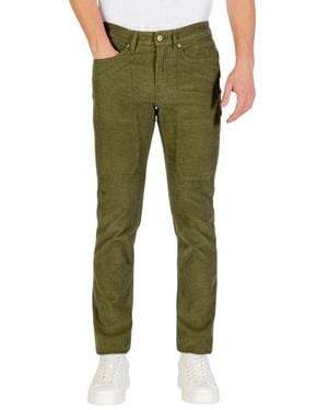 Jeckerson Green Cotton Skinny Jeans