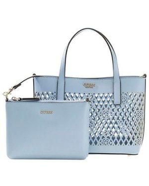 Guess Blue Polyethylene Handbag