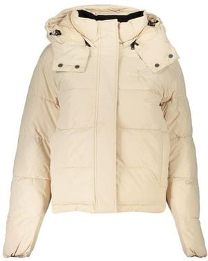Calvin Klein Polyester Jacket - Natural
