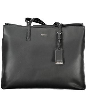 Calvin Klein Black Polyester Handbag
