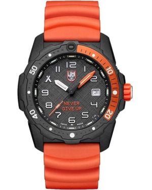 Luminox Orange Rubber Watch - Gray