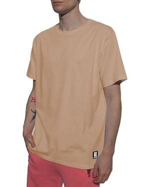 Balmain Brown Cotton T - Natural