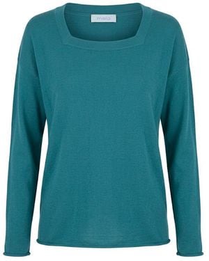 Malo Blue Cotton 's Jumper - Green