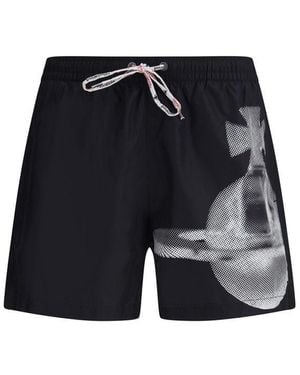 Vivienne Westwood Pixel Orb Swimshorts - Blue