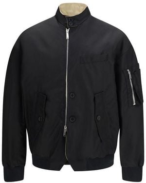 DSquared² Black Polyamide Bomber