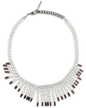 Alessandra Rich Silver Metal Necklace - Metallic