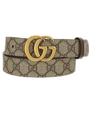 Gucci Reversible Belt - Metallic