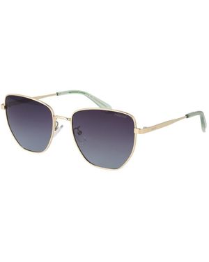 Polaroid Gold Metal Sunglasses - Blue