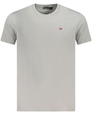 Napapijri Cotton T-Shirt - Grey