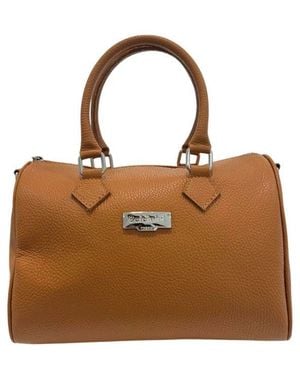 Baldinini Brown Cowhide Shoulder Bag