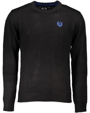 Gianmarco Venturi Black Cotton Men's Jumper