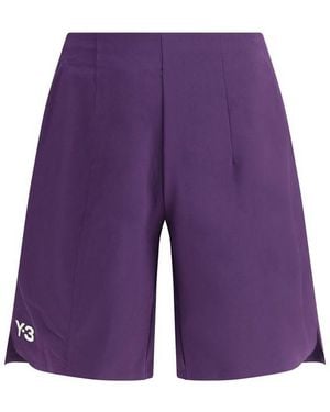 Y-3 Pro Ergo Tennis Shorts - Purple
