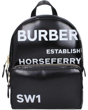 Burberry Black Fabric Backpack