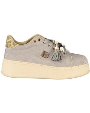 Laura Biagiotti Grigio Polyurethane 's Sneaker - Natural