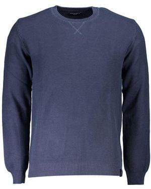 North Sails Blue Cotton Men Jumper