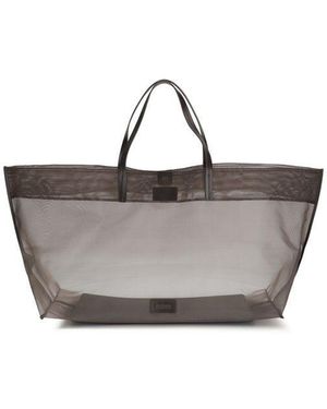 STAUD Brown Nylon Shoulder Bag - Gray