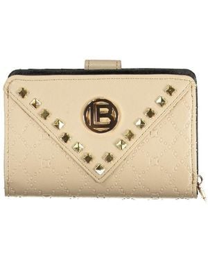 Laura Biagiotti Beige Polyurethane Wallet - Natural