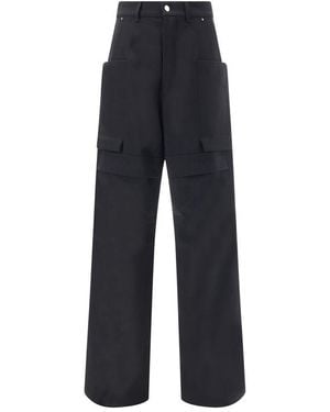 Rick Owens Stefan Cargo Pants - Blue