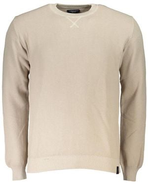 North Sails Beige Cotton Men Jumper - Natural