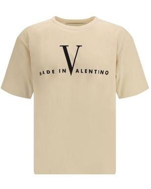 Valentino Garavani Beige Cotton T - Natural