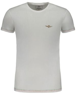 Aeronautica Militare Cotton T-Shirt - Grey