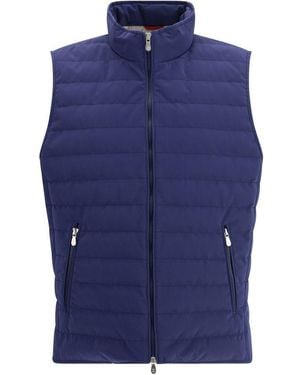 Brunello Cucinelli Waistcoats - Blue