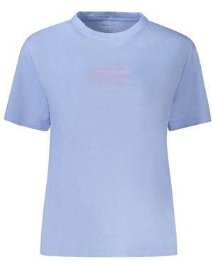 Calvin Klein Blue Cotton Tops & T