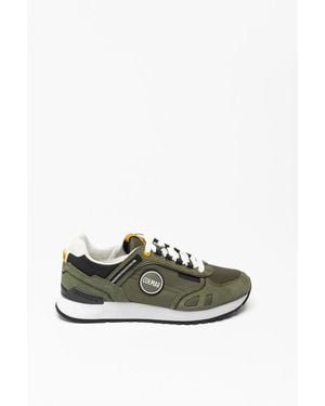 Colmar Army Leather Athletic Sneakers - Green